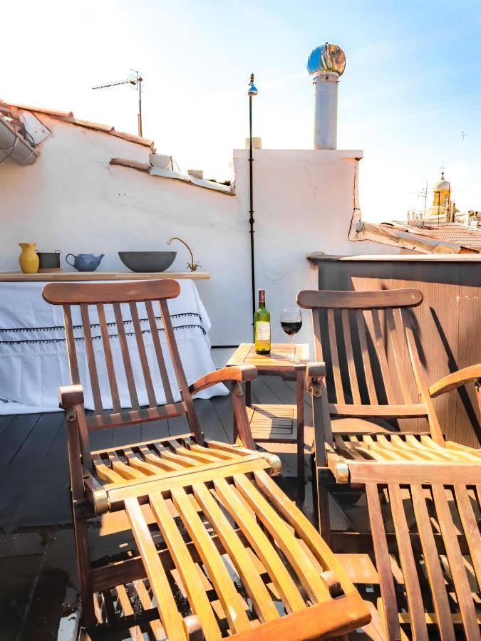 Appartement Duplex, Jacuzzi, Terrasse Sur Les Toits à Nice Extérieur photo
